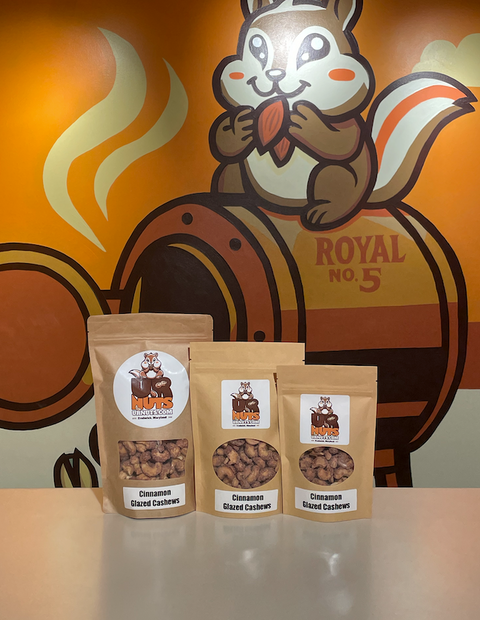 Cinnamon Glazed Cashews